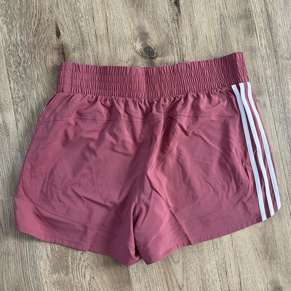 NWT Adidas Women's Burgundy Athletic Shorts - Picture 6 of 7